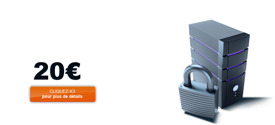 Maintenance Hébergement pour 20 € HT/MOIS